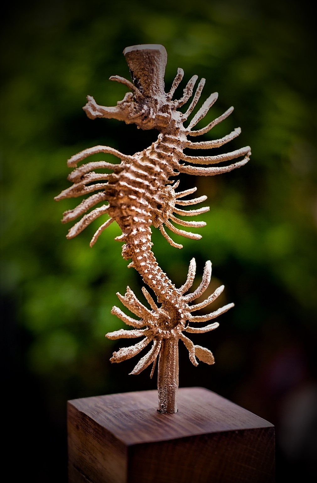 les-helenes-sculpture-gravure-antibes-galerie-bronze-petit-hyppocampe