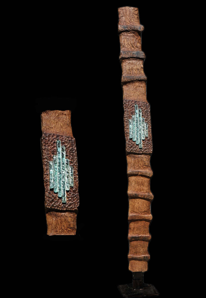 les-helenes-sculpture-gravure-antibes-galerie-totem-ocean-dans-l-arbre