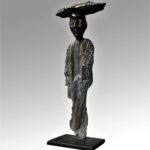 Sculpture en bronze l'intemporelle créée par Les Hélènes à Antibes. Pièce unique