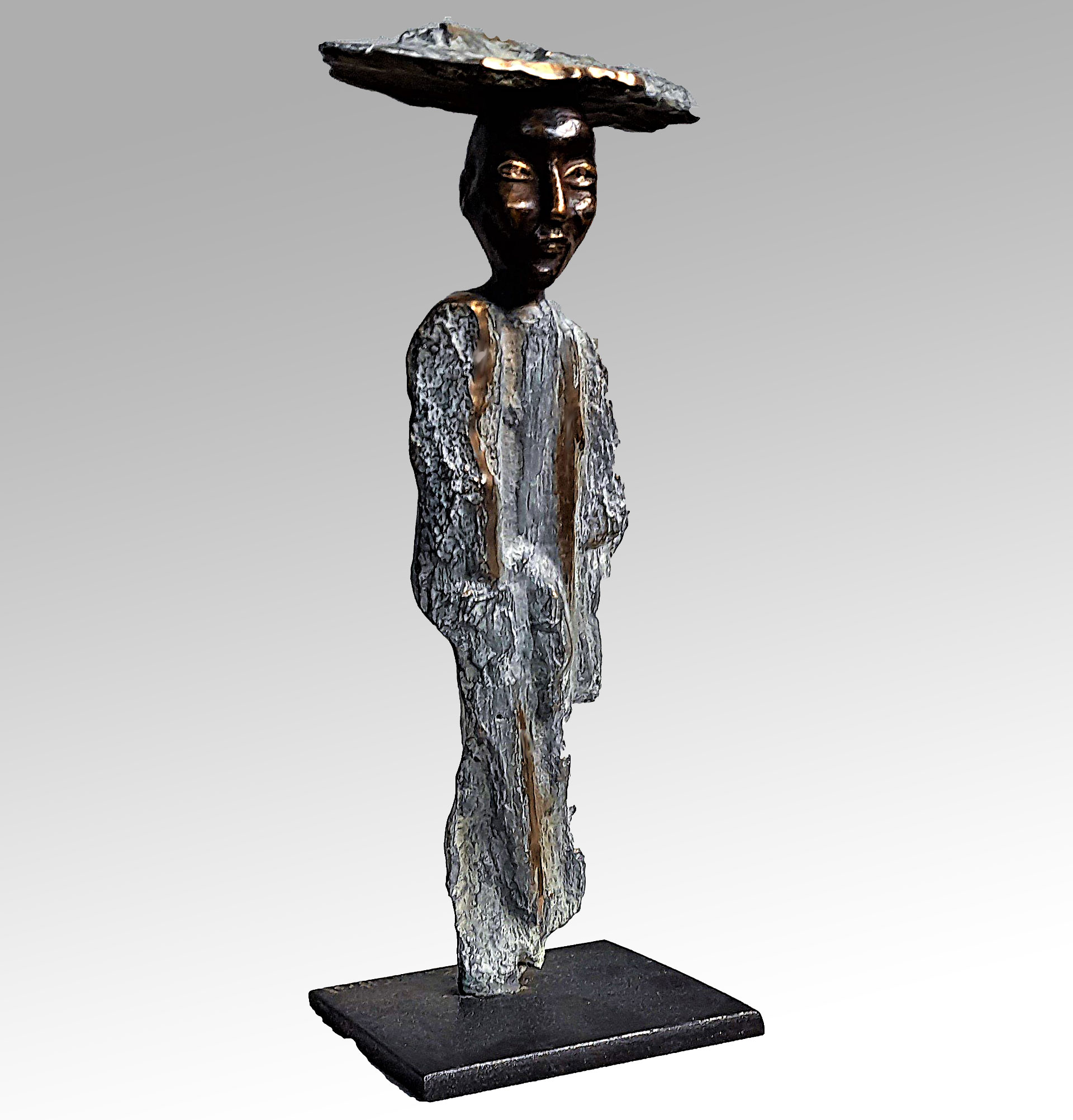 Sculpture bronze - L'intemporelle - Les Hélènes - Antibes - Pièce unique